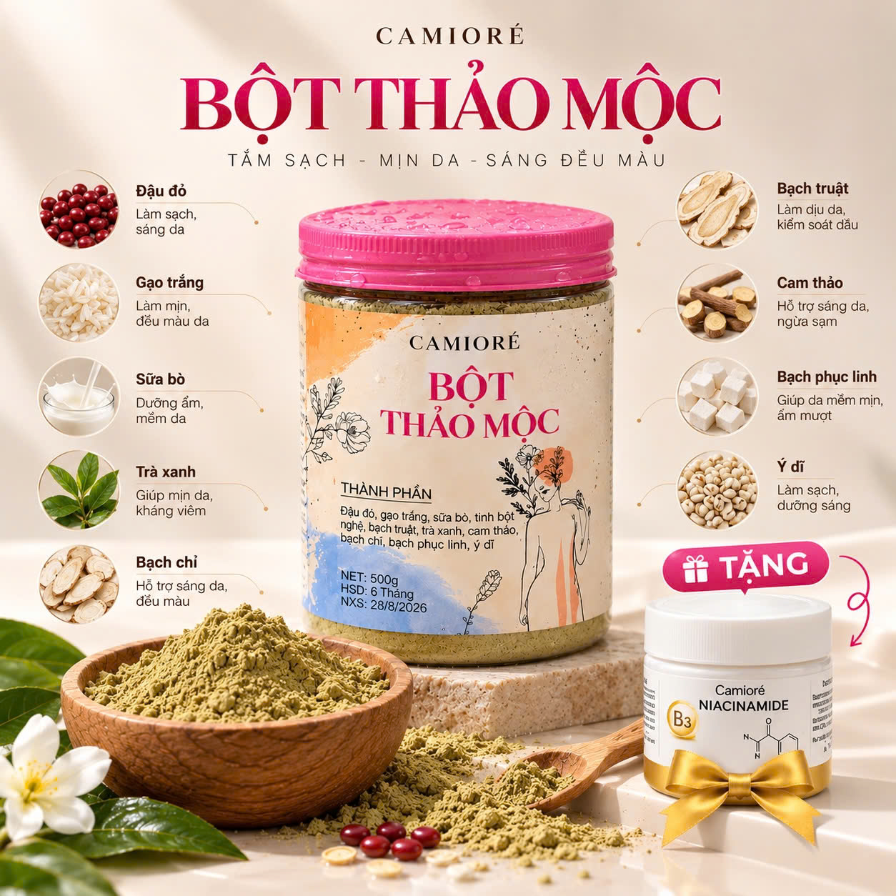 Combo Body Oil & Bột Thảo Mộc — ảnh 3